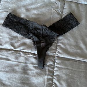 Victoria’s Secret Pink Lace waist extra low rise thong